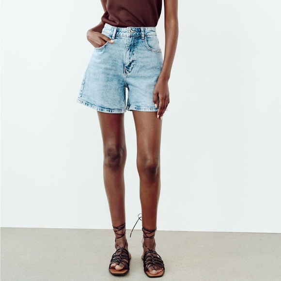 Zara fit short mom style size us4, used once like new ! - Picture 5 of 9